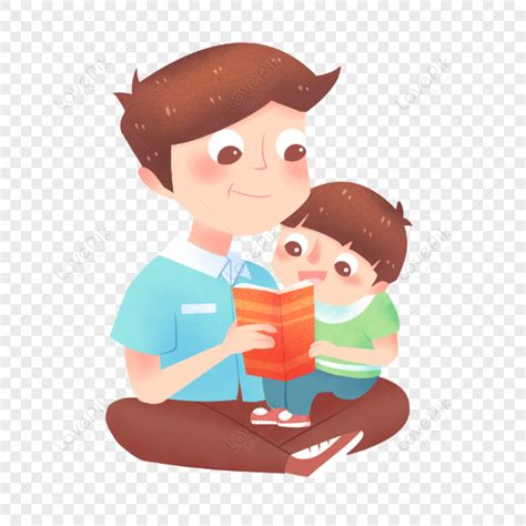 Father Teaching Children To Read Parent Teaching Child Child