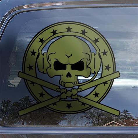 Helicopter Pilot Skull And Crossbones Decal Sticker Helicopter Etsy