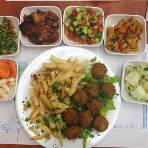 Vegan Food In Old City Jerusalem Falafel Fries And Sides