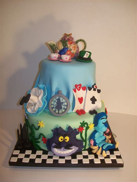 Alice And Wonderland Wedding Cake Unique And Different Wedding Ideas