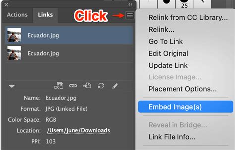 2 Ways To Embed Images In Adobe Illustrator Quick Tips
