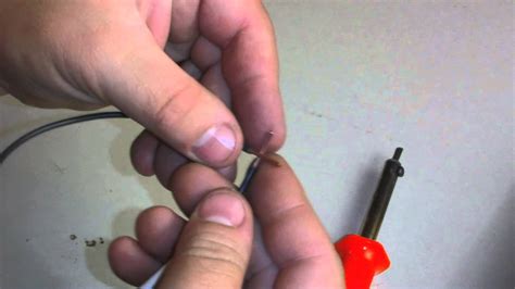 How To Use A Soldering Iron To Solder A Wire Hard Wire Automotive