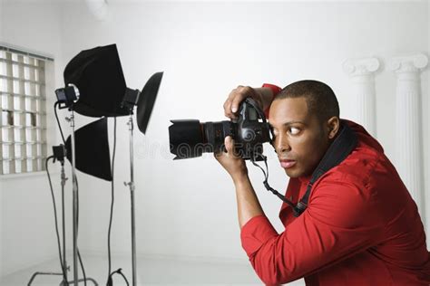 Photographer In Studio Stock Image Image Of Work Communications