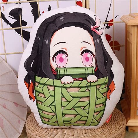 Demon Slayer Nezuko Basket Pillow Plush Free Shipping On All Orders