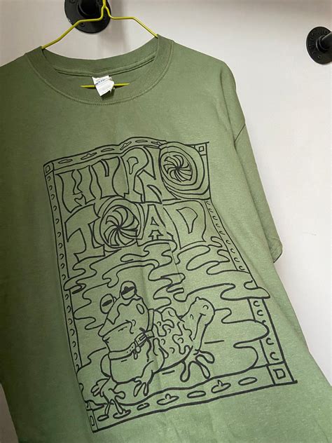 Futurama The Hypnotoad Psychedelic Magic Toad Khaki T Shirt Etsy