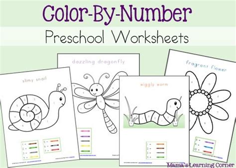 Igarni Preschool Worksheets Numbers