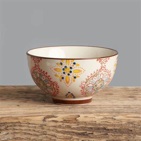 Set Of Four Patterned Ceramic Bowls By Horsfall And Wright