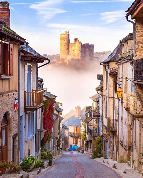 Château De Najac Or The Royal Fortress Of Najac Is Located In Najac In