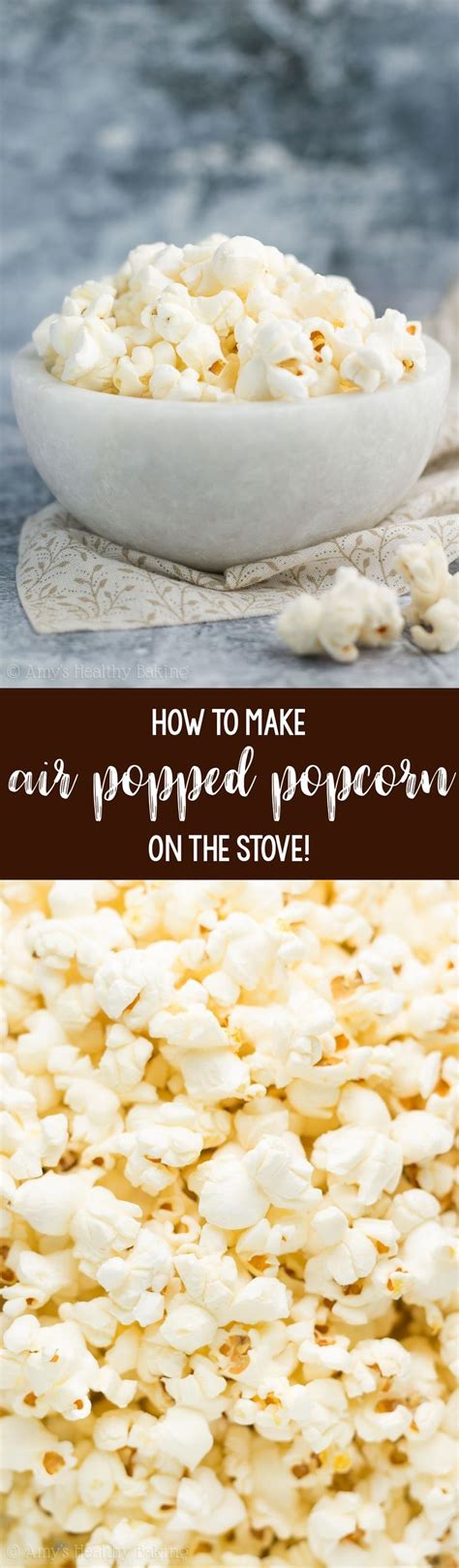 Healthy Homemade Air Popped Popcorn Only 83 Calories In Each Big