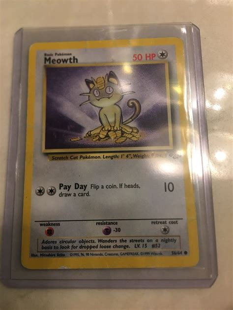 Not to be confused with the game boy color video game of the same name.pokémon trading card game, or tcg (japanese: Meowth 1995 Pokémon card basic card | Pokemon cards, Cat pokemon