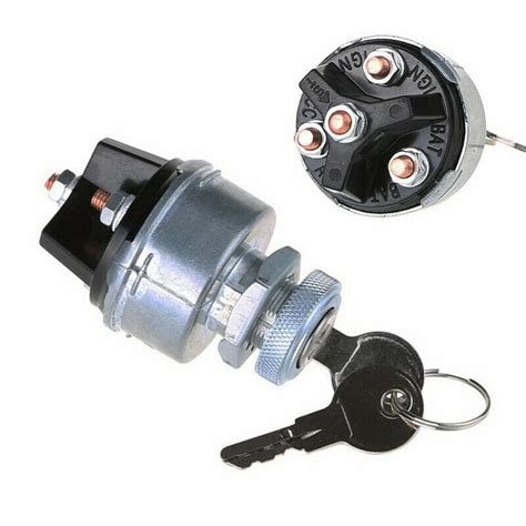 universal ignition key starter switch with 2 keys for car tractor trailer new ebay