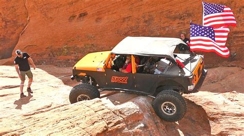 Multiple Winch Recoveries And Breaking Jeeps Rock Crawling Sand Hollow