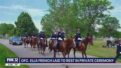 Fallen Chicago Police Officer Ella French Laid To Rest Youtube