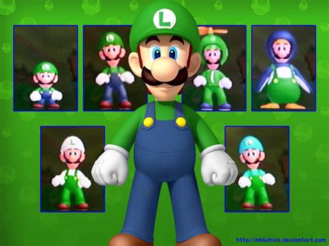 Luigi In New Super Mario Bros Wii Luigi Fond Décran 32209851 Fanpop