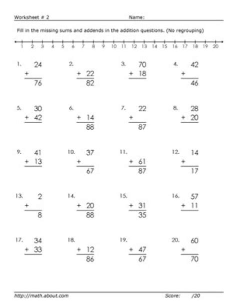 12 Best Images Of Fill In The Blank Math Worksheets Kindergarten