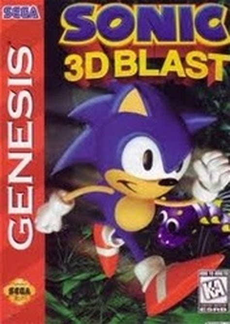 Sonic 3d Blast Sega Genesis Game Cartridge For Sale Dkoldies