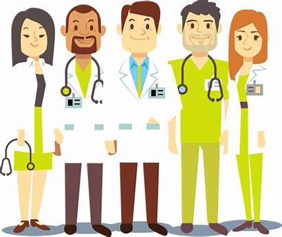 Clipart Doctors Team Cartoon Patient Transparent Illustration