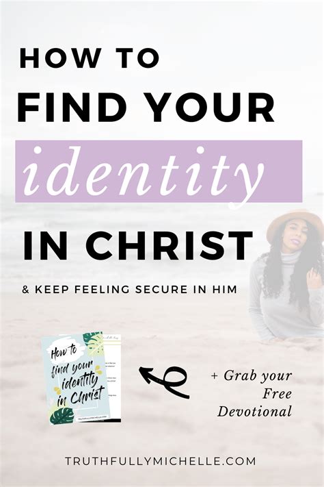 how to find your identity in christ truthfully michelle