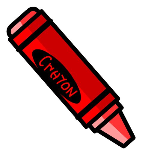 Red Crayon Clip Art Clip Art Library