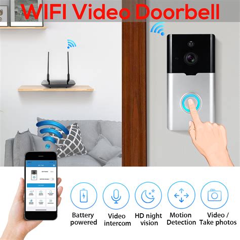 New Smart Doorbell Wifi Wireless 1080p Hd Video Camera 128g Two Way