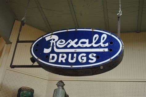 Rexall Drug Neon Sign Lot 517