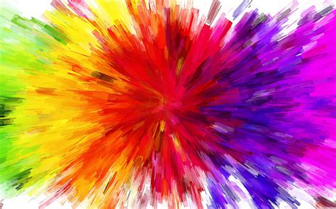 Free Photo Colorful Paint Explosion Painting Wet Watercolor Free