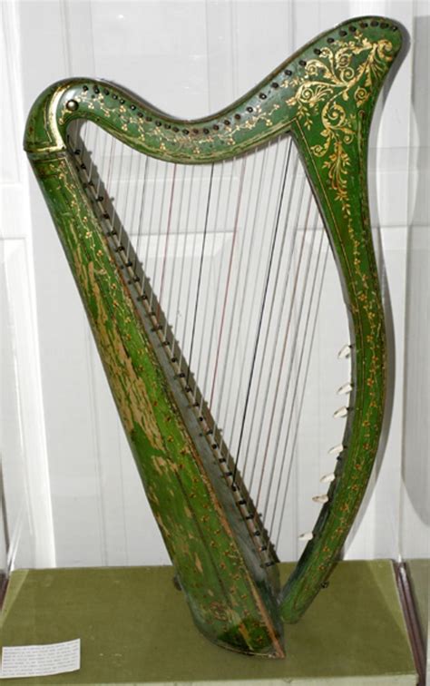 102189 Irish Celtic Hand Decorated Harp Celtic Harp Harp Harps Music