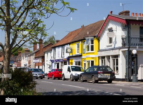 Stockbridge Village Hampshire England Uk Stock Photo Alamy