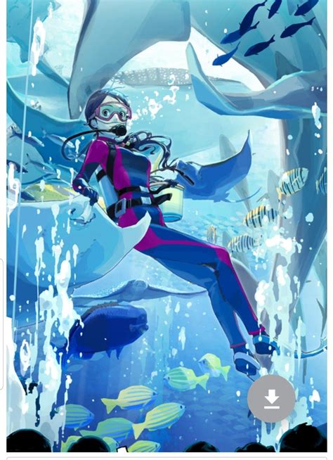 Pin By Vion4444 On Diver Girl Anime Art Animation