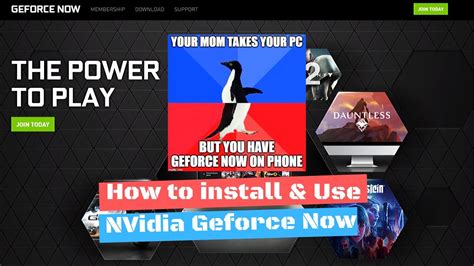 How To Setup And Install Nvidia Geforce Now Watch Before Buying A Pc
