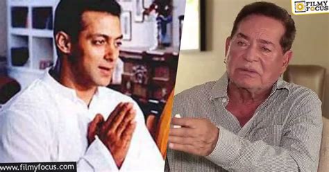 salim khan compares son salman s performance in baghban with a blind man filmy focus