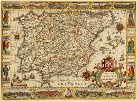 Antique Prints Blog Historic Maps Of Spain
