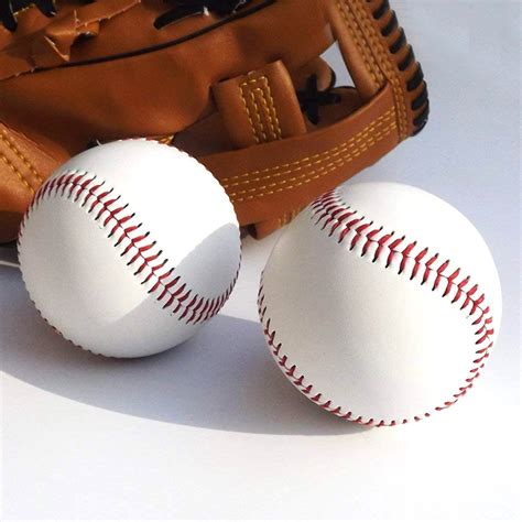 9 Handmade Baseballs Pvc Upper Rubber Inner Soft Baseball Balls