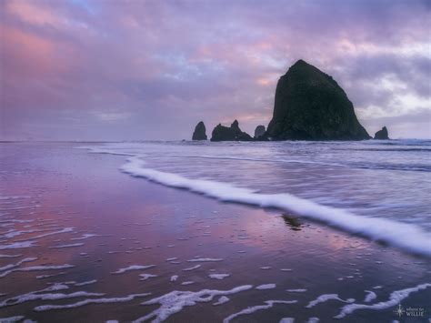 The Waves Came In Haystack Rock Cannon Beach Oregon Where To