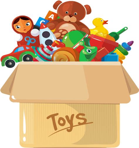 Download Donate Png Photo Box Of Toys Png Clipart Png Download Pikpng