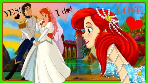 Princess Ariel And Princ Eric ♡ The Little Mermaid Wedding Video Game For