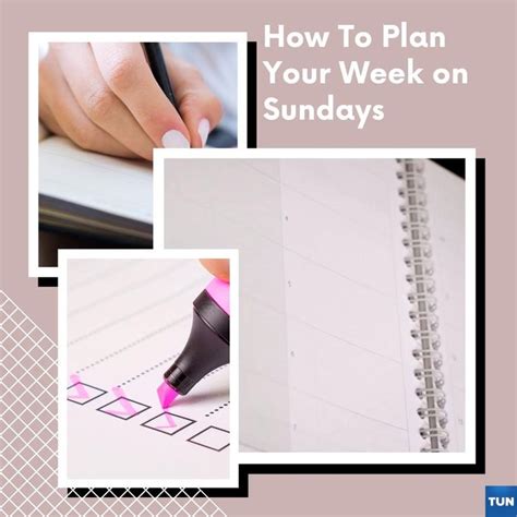How To Plan Your Week On Sundays Video How To Plan Business Plan