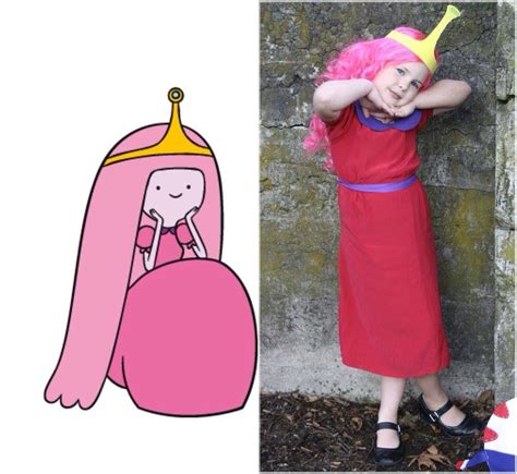 Adventure Time Diy Princess Bubblegum Costume Cosplay Little Girl