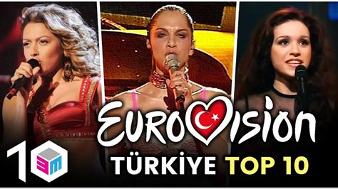 TOP 10 Türkiyenin En İyi Eurovision Şarkıları YouTube