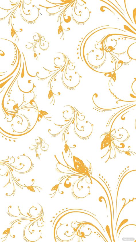Download Gold Background Fancy Design Wallpaper