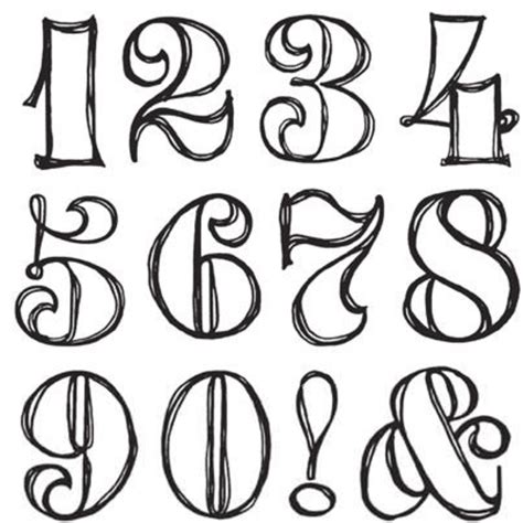 Fancy Numbers Free Images At Vector Clip Art Online