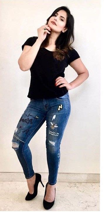 Zareen Khan Skinny Jeans Fashion Celebs