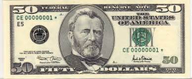 Image result for 50 dollar bill