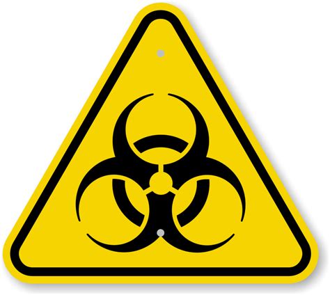 ISO Biological Hazard Sign png image