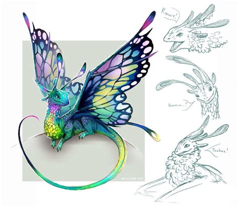 Faerie Dragon By Angevere On Deviantart Fantasy Creatures Art Dragon