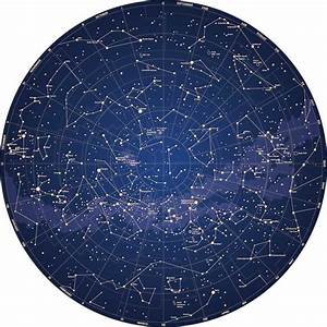 Detailed Map Of Constellations Wallpaper Mural Murals Your Way Map