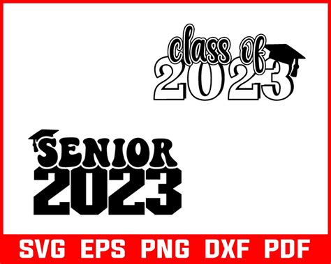 Senior 2023 Svg Bundle Graduation Svg Class Of 2023 Svg Etsy Ireland