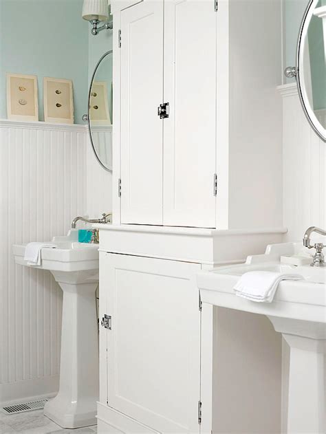 Beadboard is more stylish than ever. Beadboard Bathroom - Cottage - bathroom - BHG