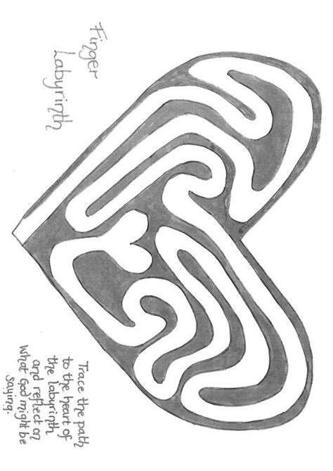 Finger Labyrinthspdf Childrens Ministry Pinterest Design