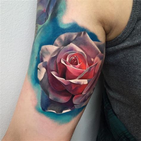 Realistic Rose Tattoo Best Tattoo Ideas Gallery